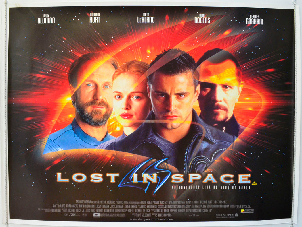 Lost In Space Original British Quad Poster - Film Poster - Movie Poster