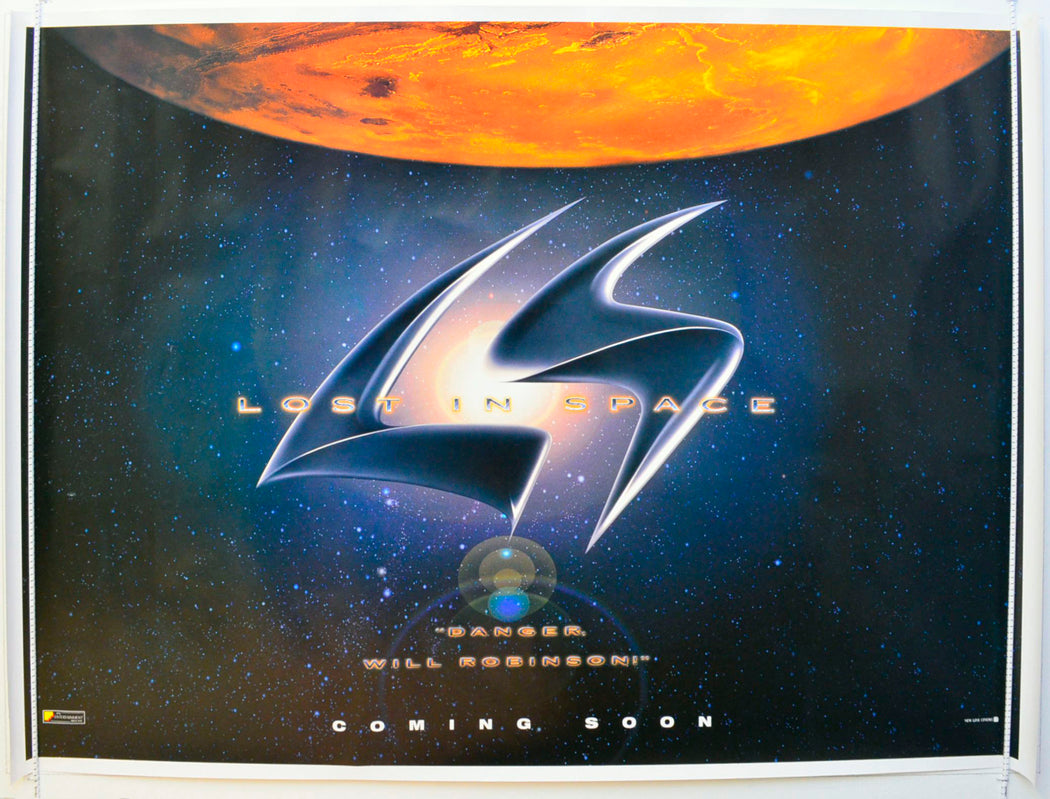 Lost In Space (Teaser / Advance Version) Original British Quad Poster - Film Poster - Movie Poster