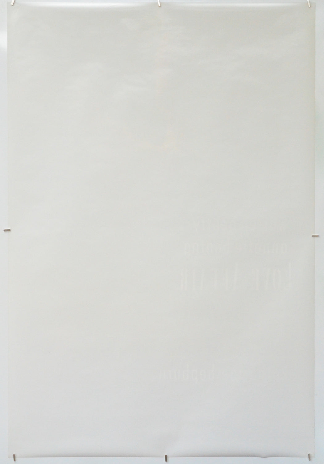 Love Affair (Back) Cinema One Sheet Movie Poster