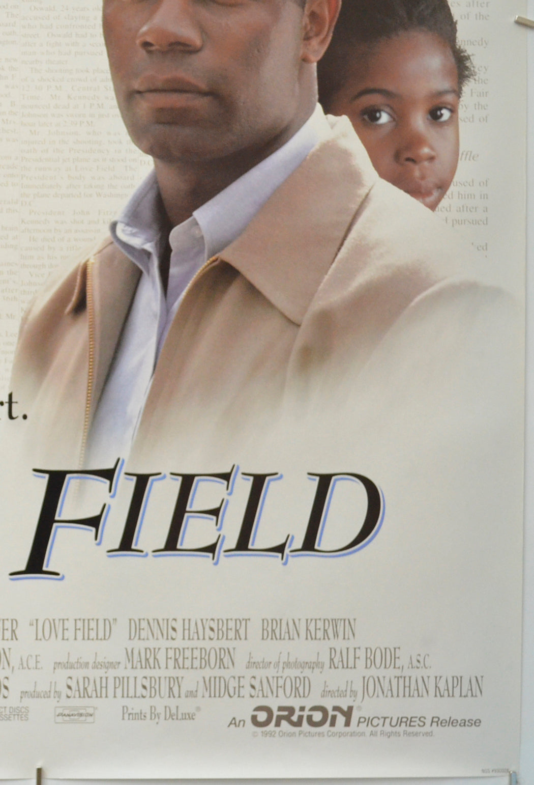 LOVE FIELD (Bottom Right) Cinema One Sheet Movie Poster