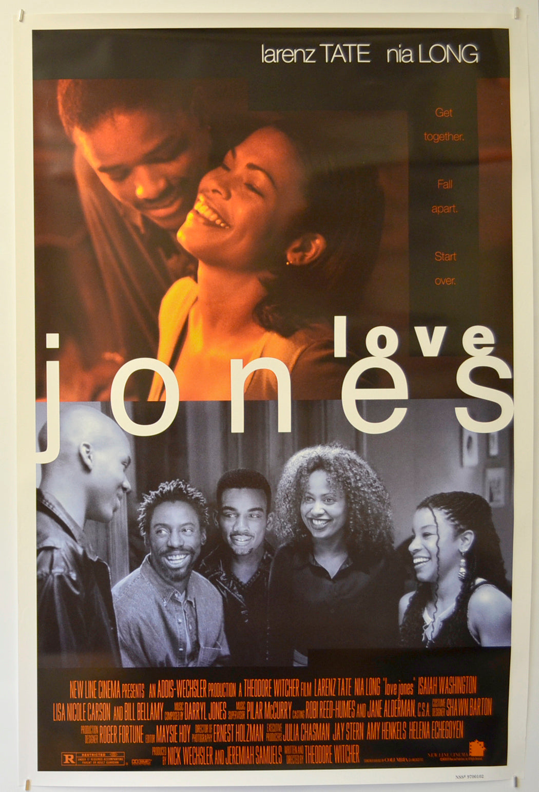 Love Jones Original One Sheet Poster - Film Poster - Movie Poster