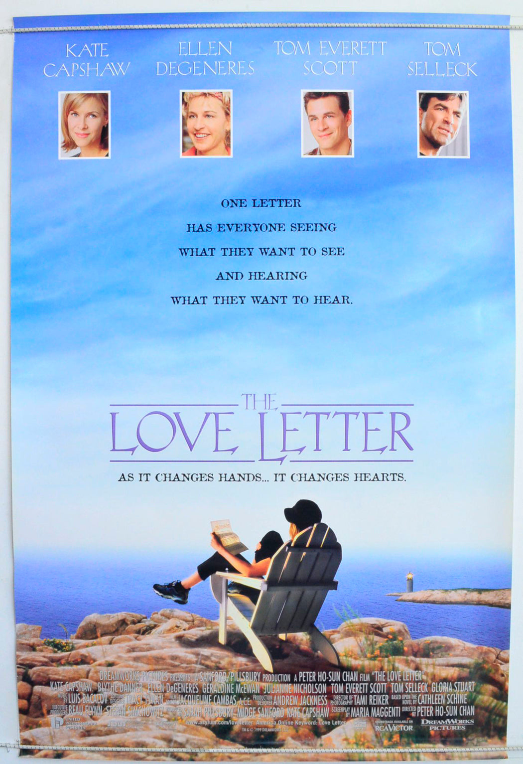 The Love Letter Original One Sheet Poster - Film Poster - Movie Poster