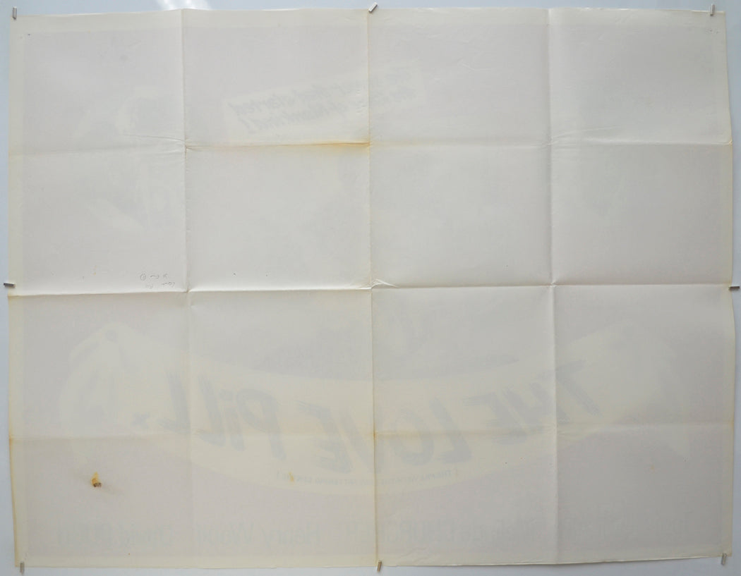 THE LOVE PILL (Back) Cinema Quad Movie Poster