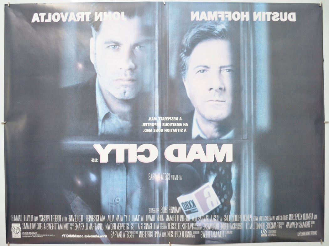 MAD CITY (Back) Cinema Quad Movie Poster