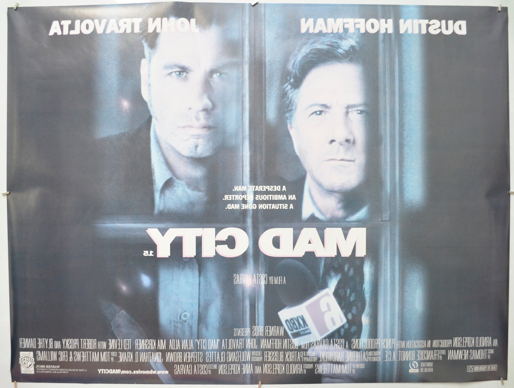 MAD CITY (Back) Cinema Quad Movie Poster