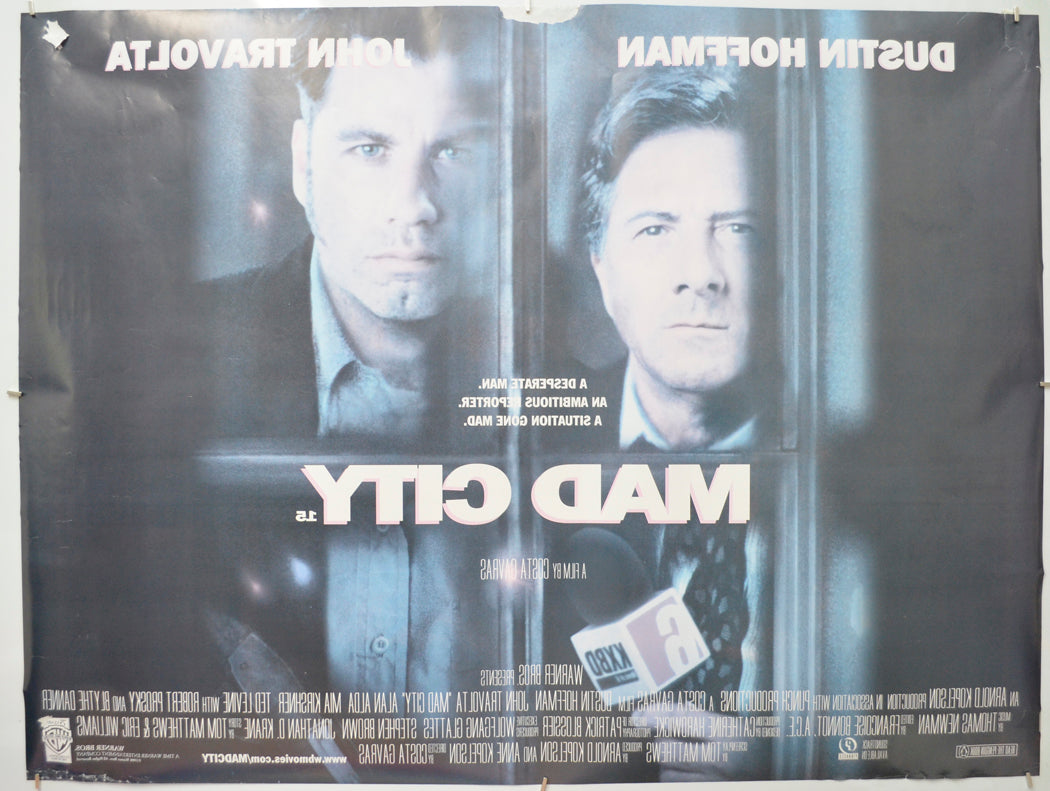 MAD CITY (Back) Cinema Quad Movie Poster