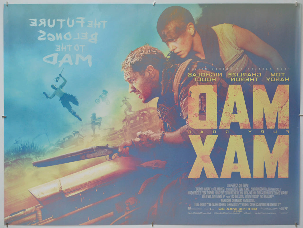 Mad Max : Fury Road (Back) Cinema Quad Movie Poster