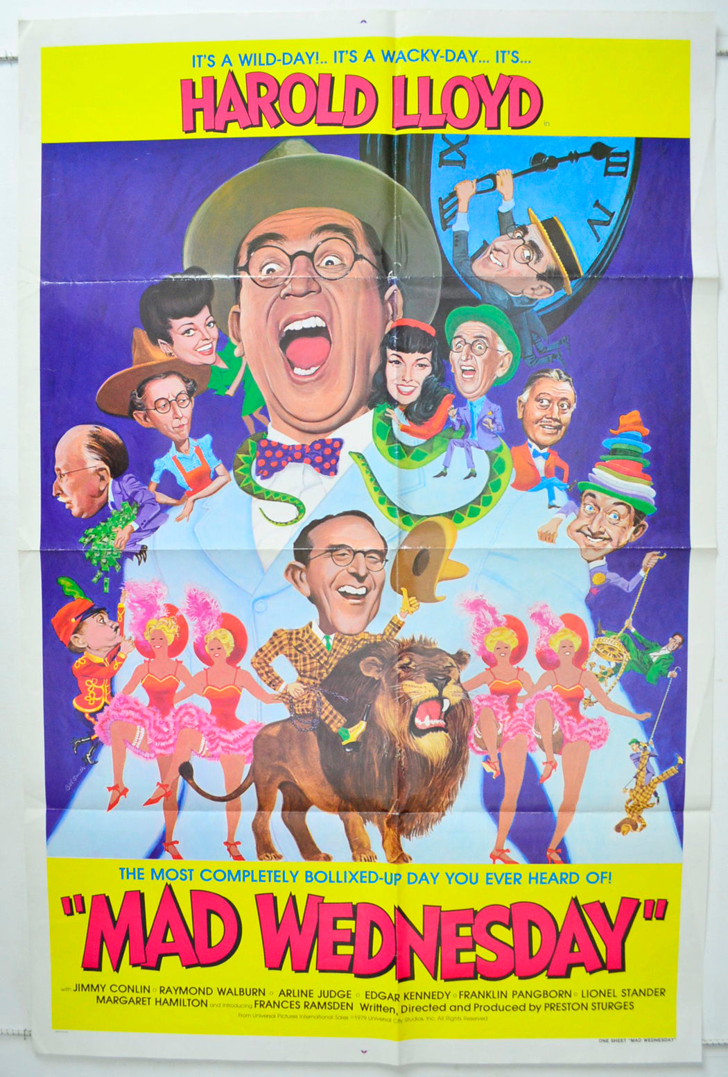 Mad Wednesday (a.k.a. The Sin of Harold Diddlebock) Original One Sheet Poster - Movie Poster