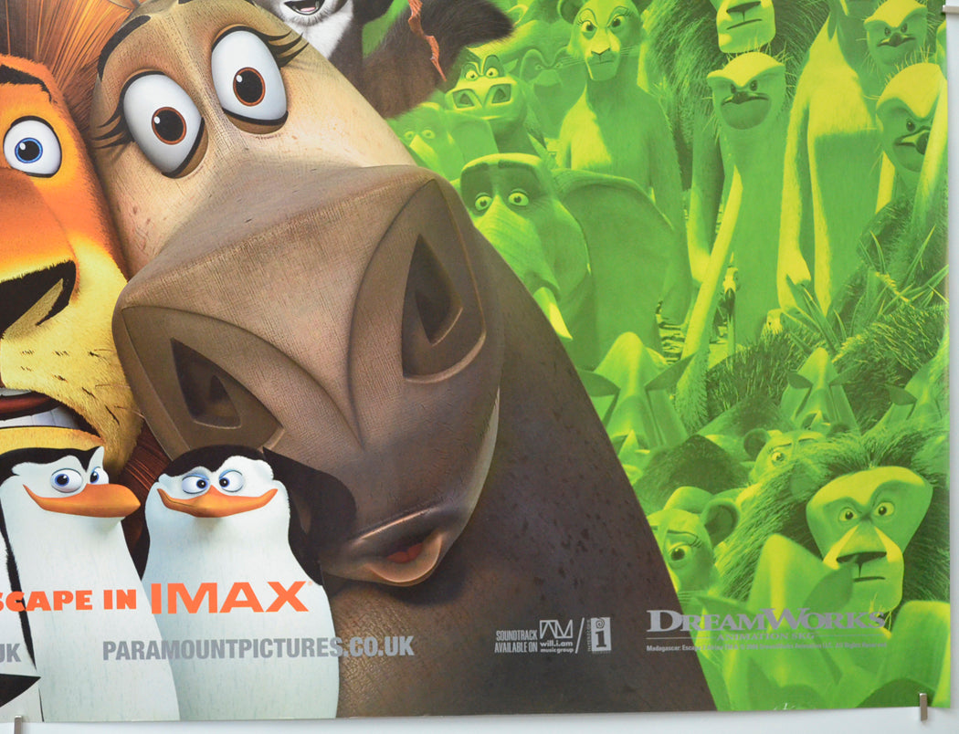 MADAGASCAR 2 - ESCAPE 2 AFRICA (Bottom Right) Cinema Quad Movie Poster
