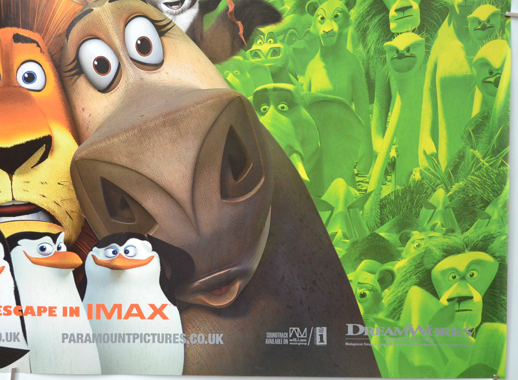 MADAGASCAR 2 - ESCAPE 2 AFRICA (Bottom Right) Cinema Quad Movie Poster