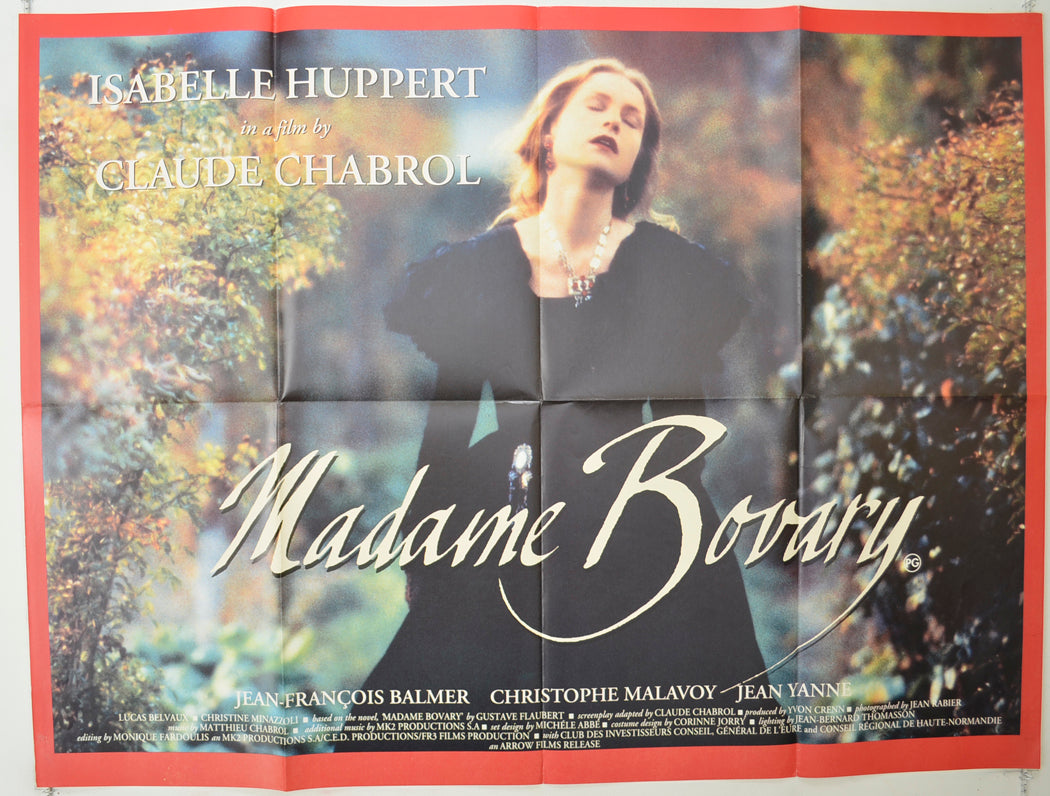 Madame Bovary Original Quad Poster - Film Poster - Movie Poster