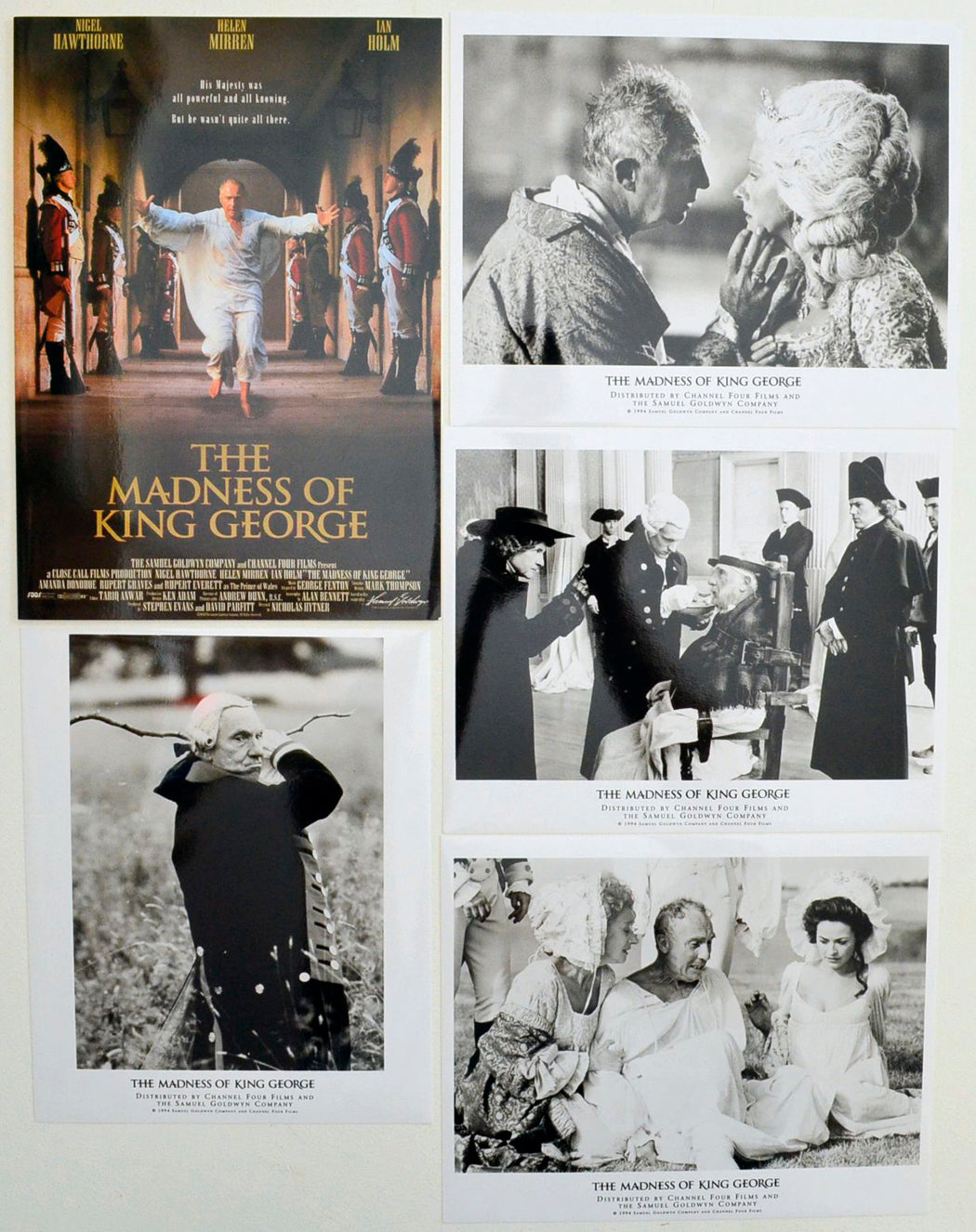 The Madness Of King George Original Cinema Exhibitors Press Kit
