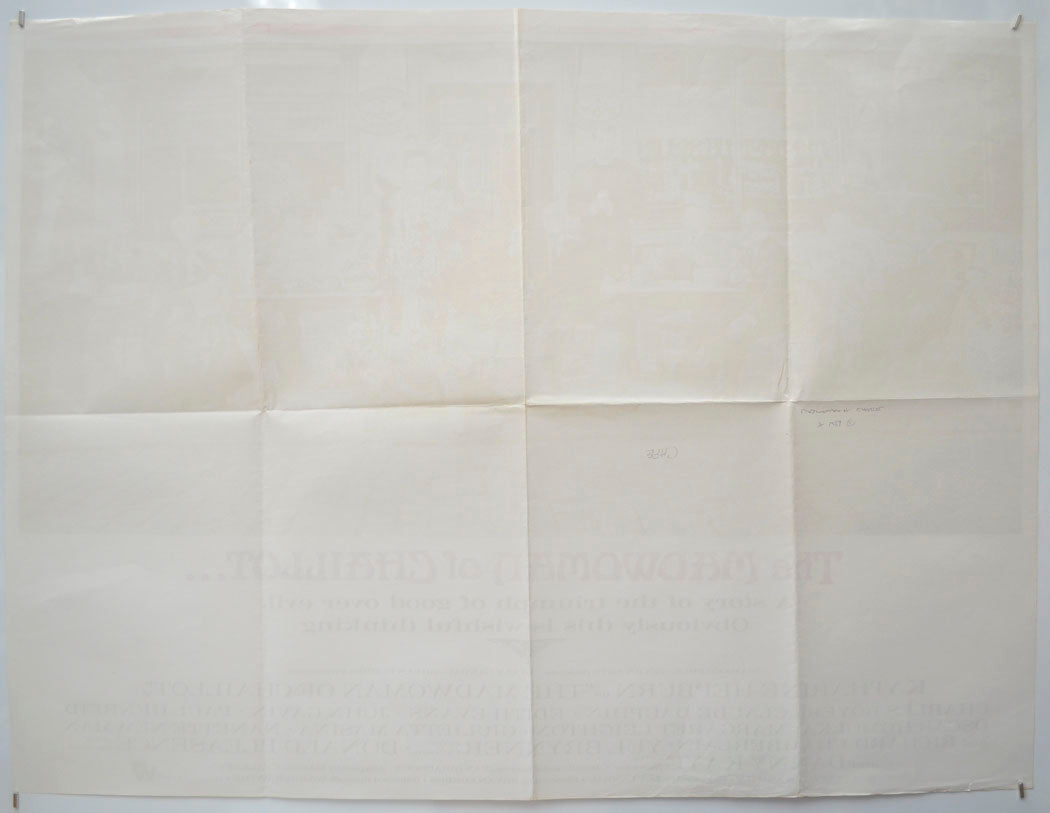 THE MADWOMAN OF CHAILLOT (Back) Cinema Quad Movie Poster