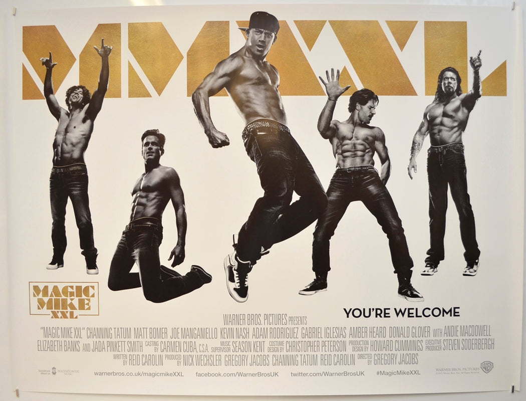 Magic Mike XXL Original Quad Poster - Film Poster - Movie Poster