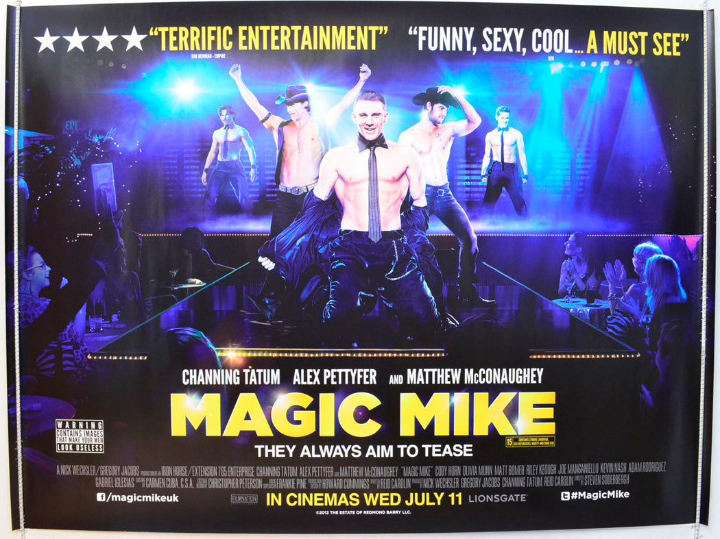 Magic Mike Original British Quad Poster - Film Poster - Movie Poster