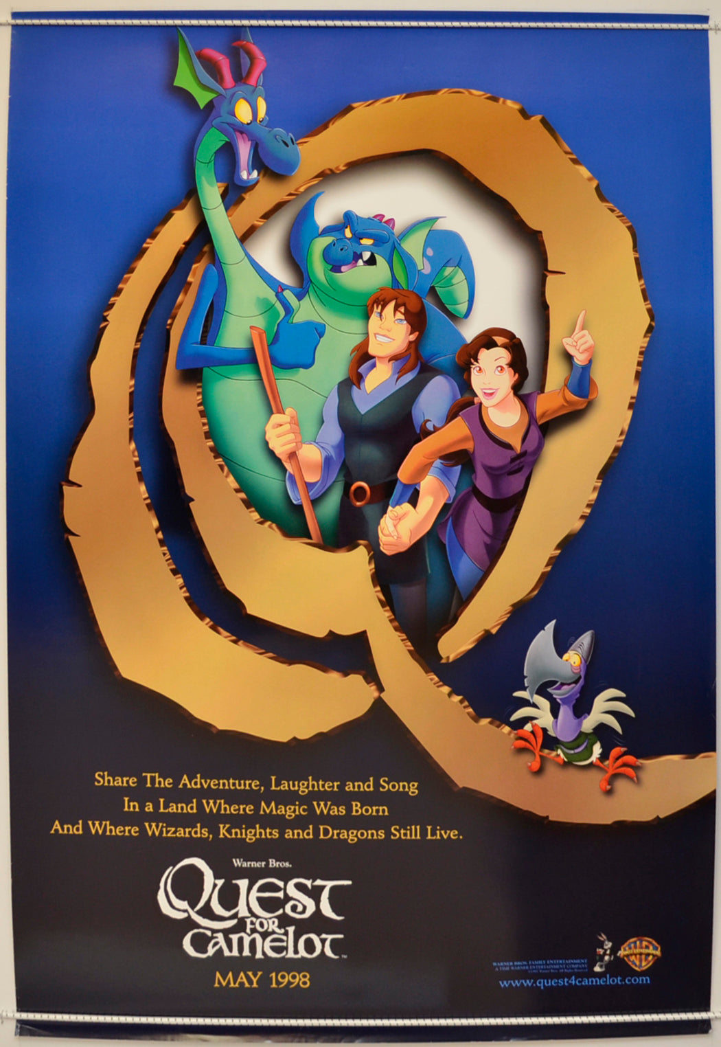 The Magic Sword (Teaser / Advance Version) Original One Sheet Poster - Film Poster - Movie Poster