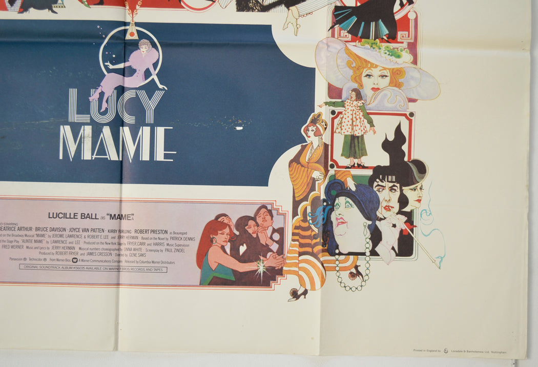 MAME (Bottom Right) Cinema Quad Movie Poster