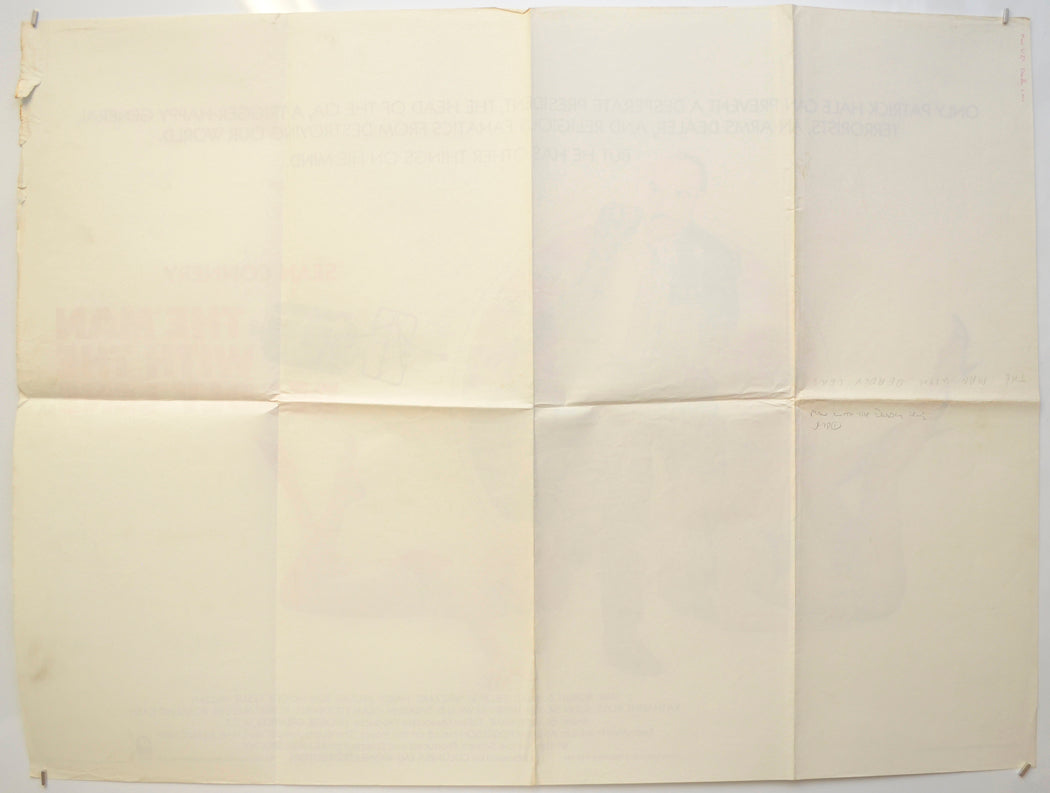 THE MAN WITH THE DEADLY LENS (Back) Cinema Quad Movie Poster