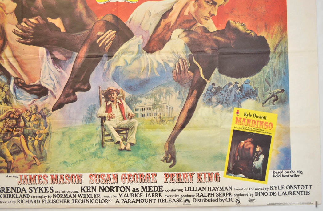 MANDINGO (Bottom Right) Cinema Quad Movie Poster