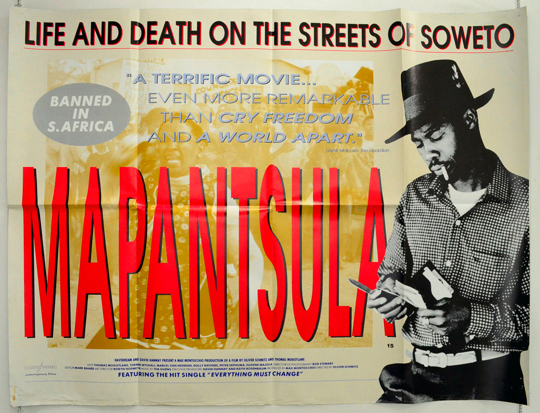 Mapantsula Original British Quad Poster - Film Poster - Movie Poster
