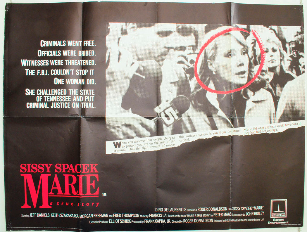 Marie Original British Quad Poster - Film Poster - Movie Poster