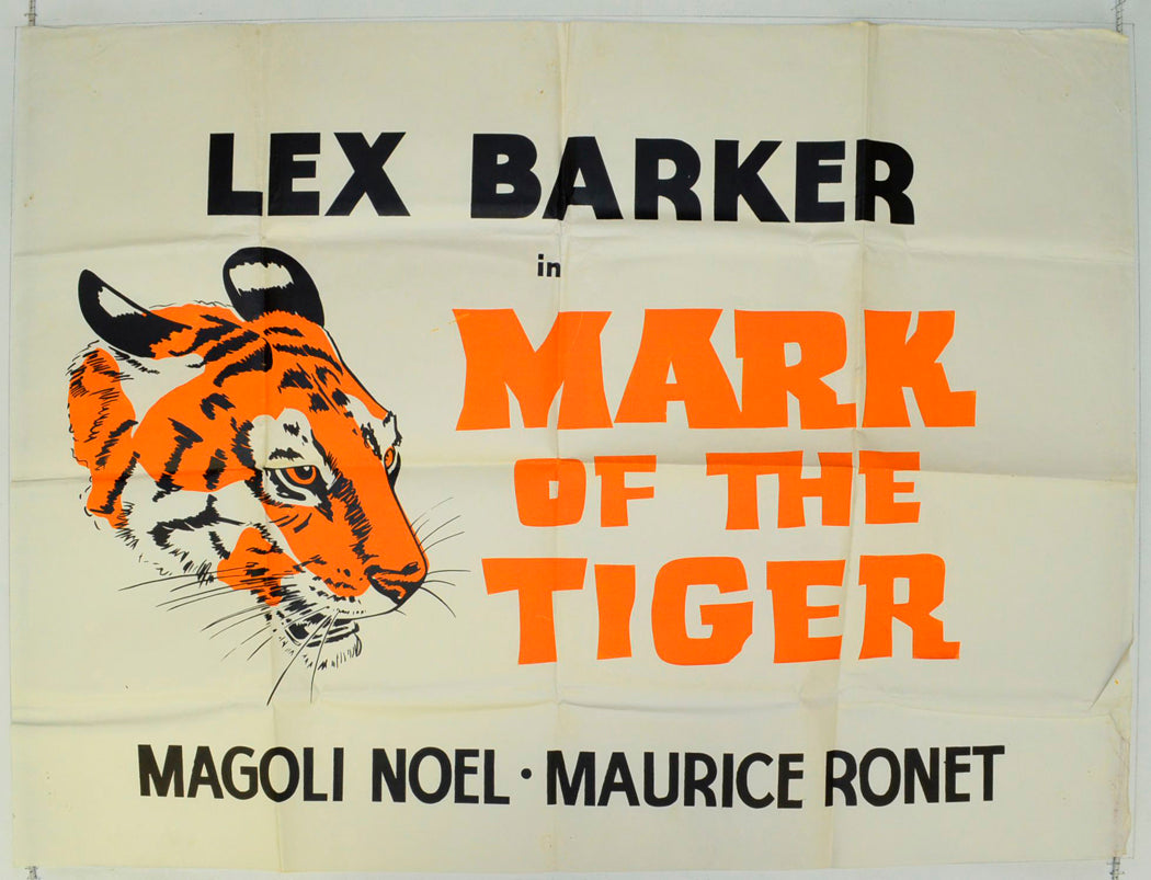 Mark Of The Tiger (a.k.a. Storm Over Ceylon) <br> (a.k.a. Das Todesauge von Ceylon) Original British Quad Poster - Film Poster - Movie Poster
