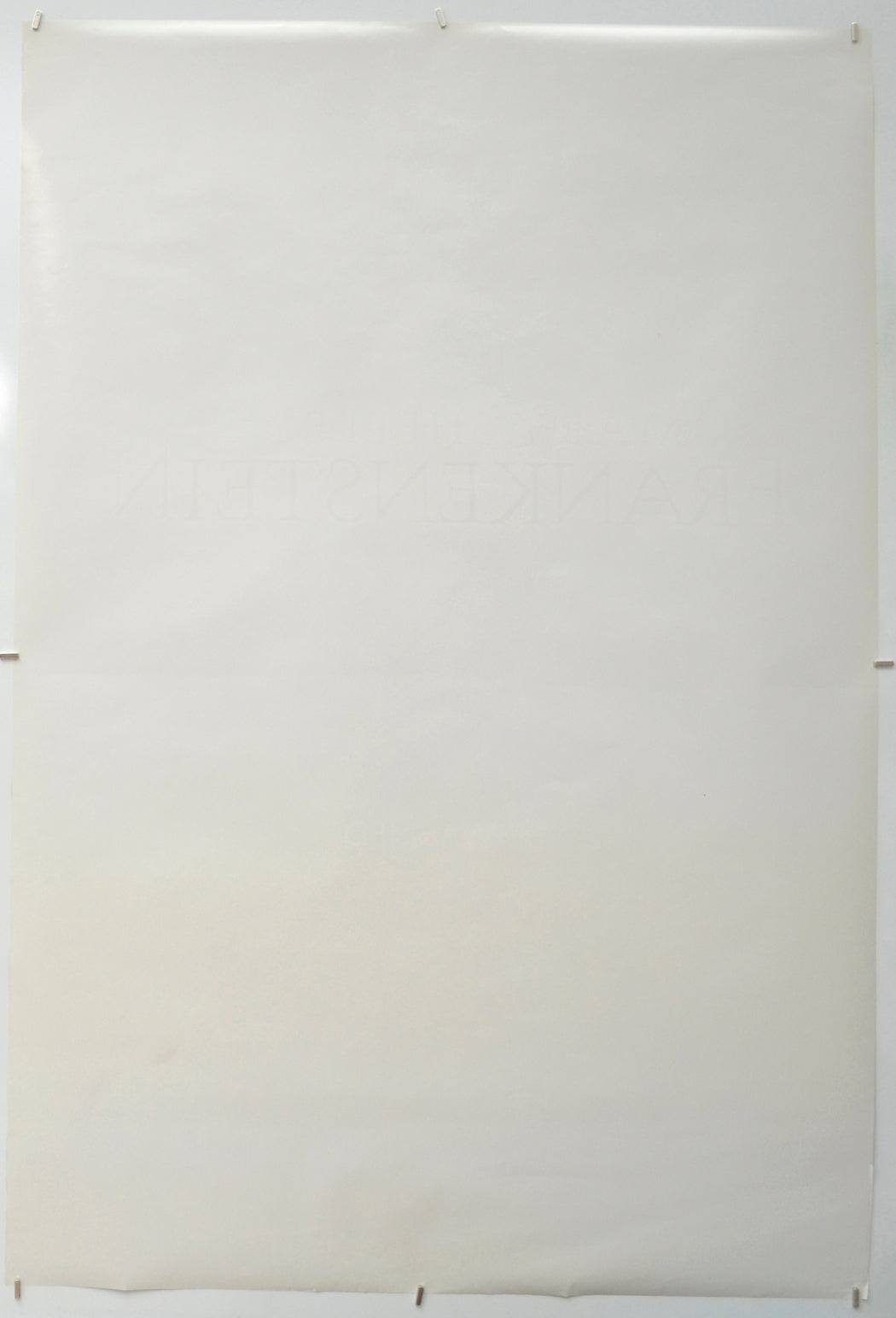 MARY SHELLEY’S FRANKENSTEIN (Back) Cinema One Sheet Movie Poster