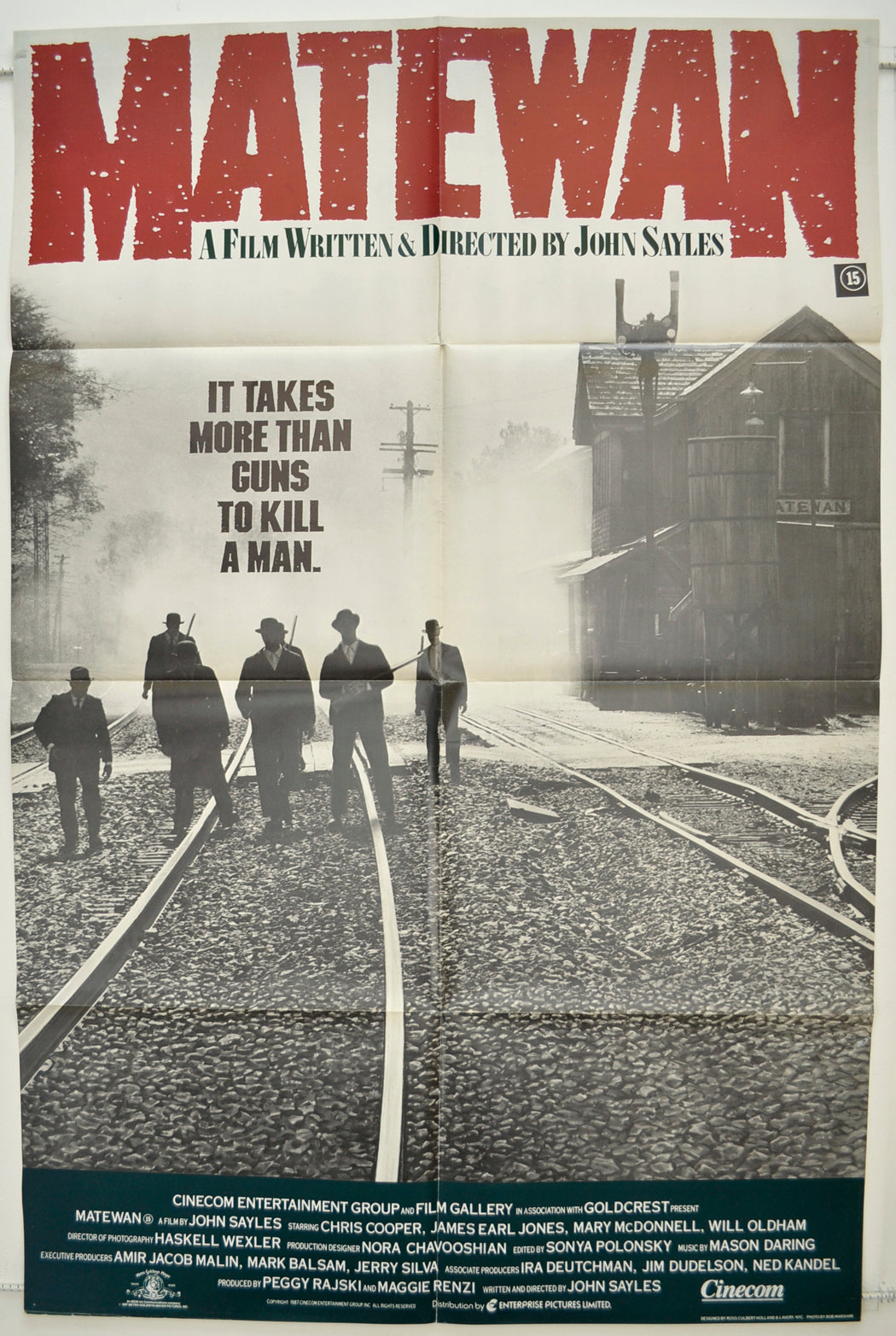 Matewan Original One Sheet Poster - Film Poster - Movie Poster