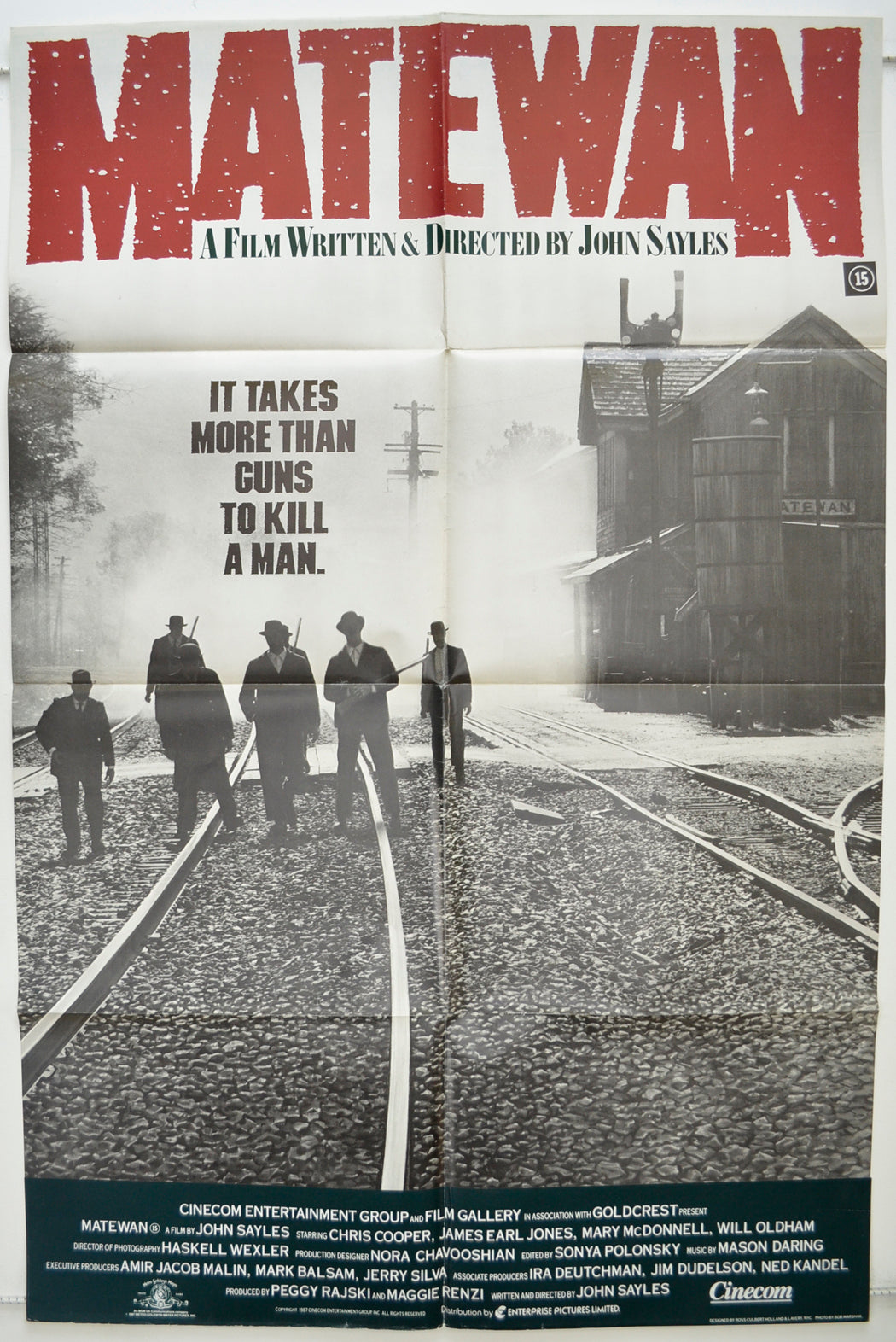 Matewan Original One Sheet Poster - Film Poster - Movie Poster