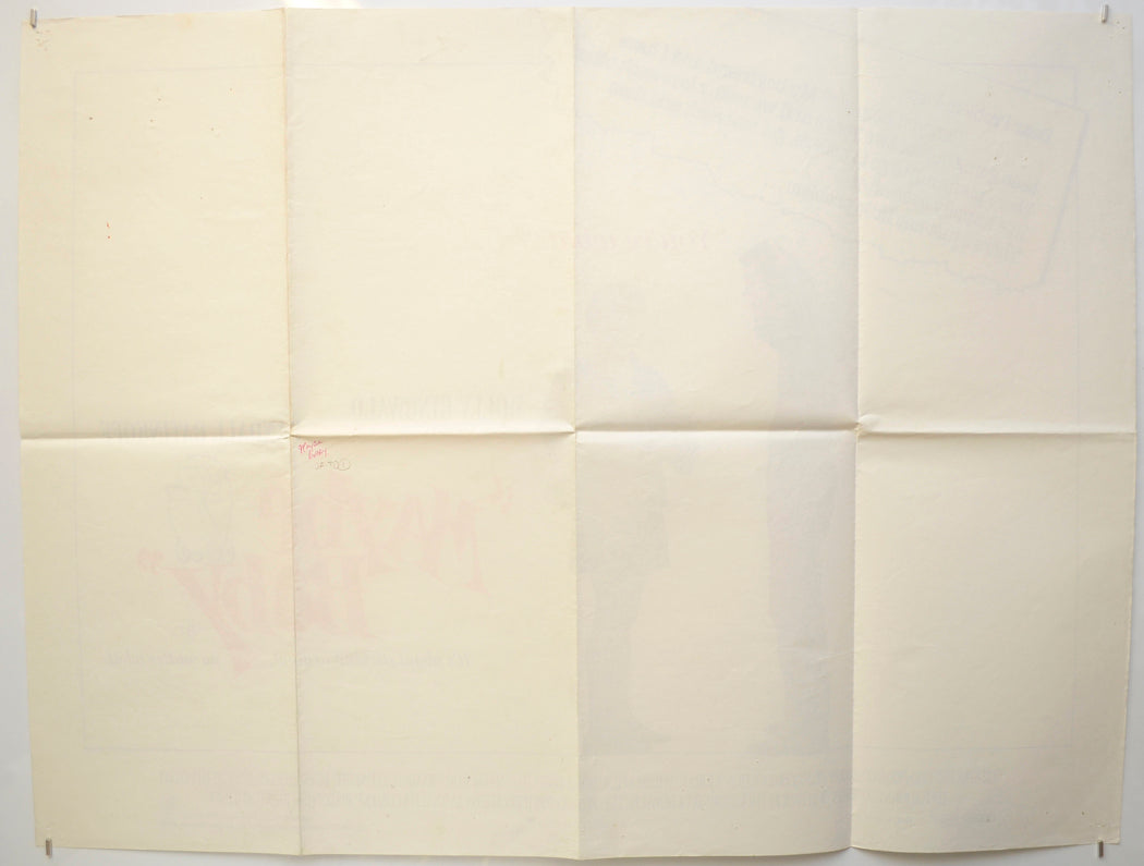 MAYBE BABY (Back) Cinema Quad Movie Poster