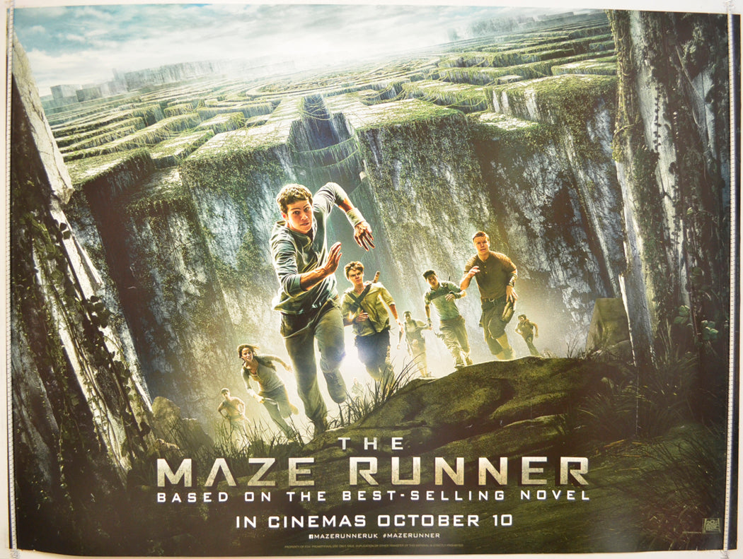 The Maze Runner (Teaser / Advance Version) Original Quad Poster - Film Poster - Movie Poster