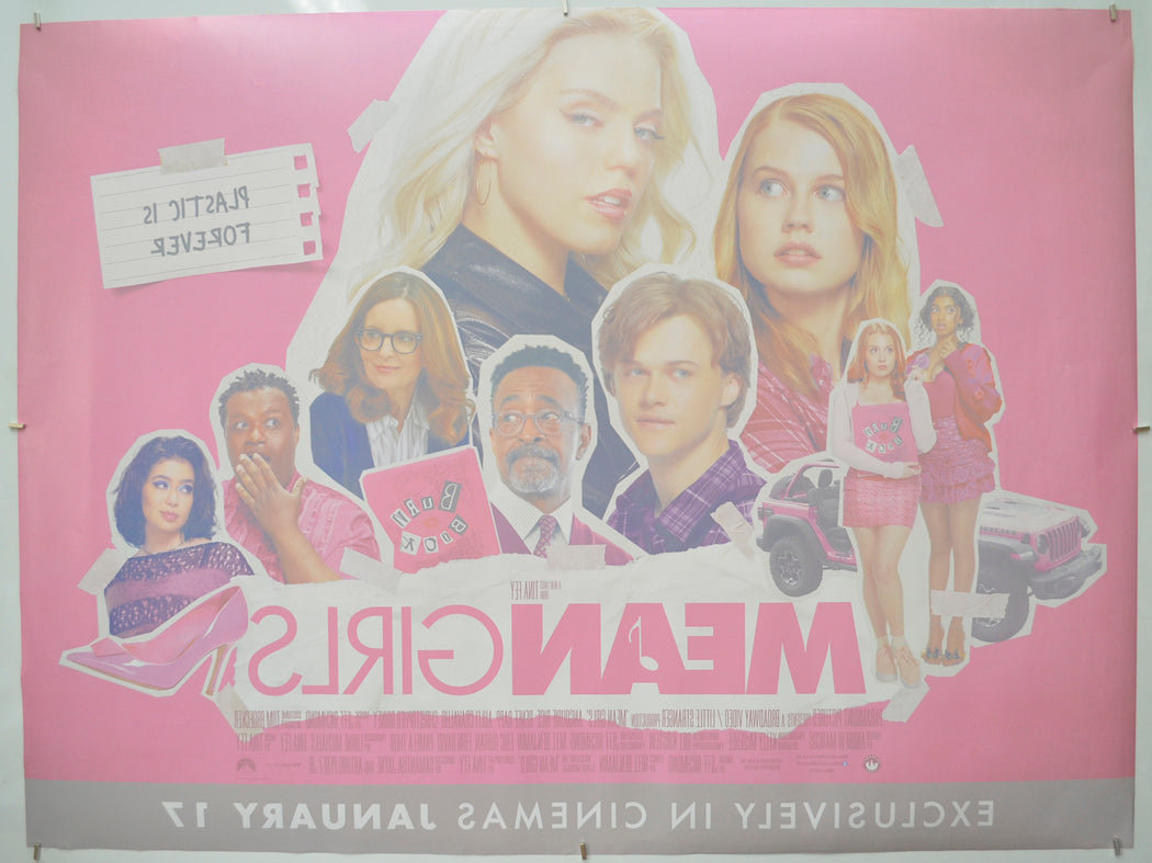 MEAN GIRLS (Back) Cinema Quad Movie Poster