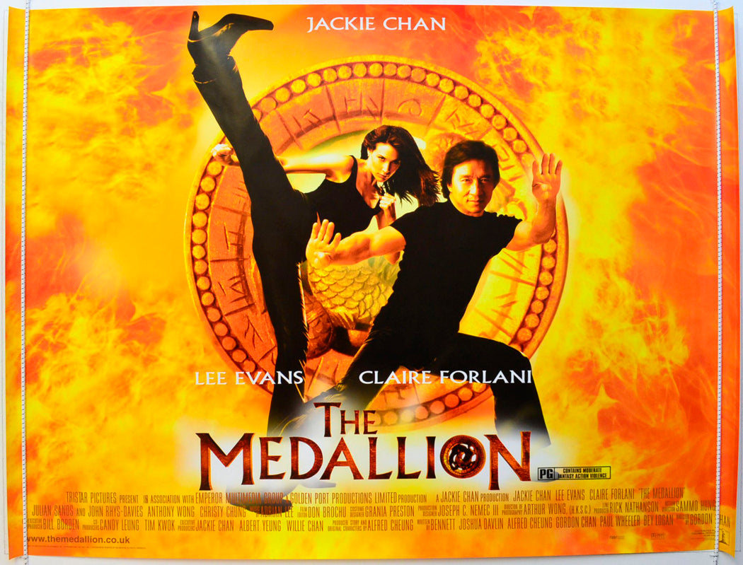 The Medallion Original British Quad Poster - Film Poster - Movie Poster