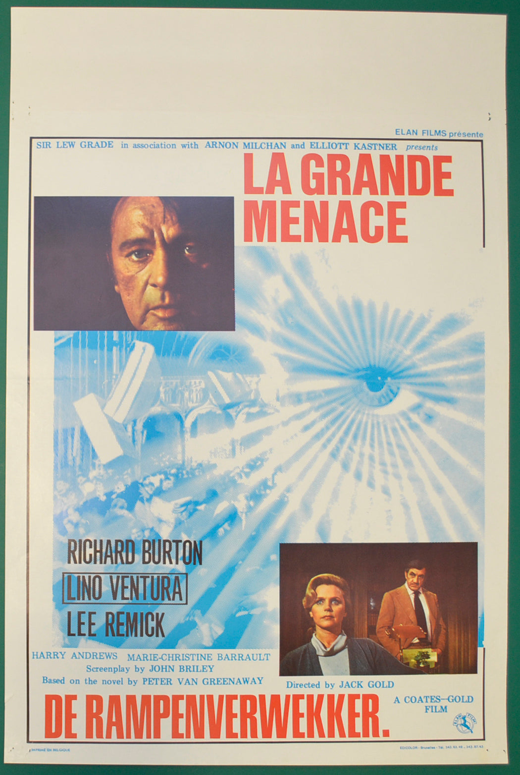 The Medusa Touch Original Belgian Poster - Film Poster - Movie Poster