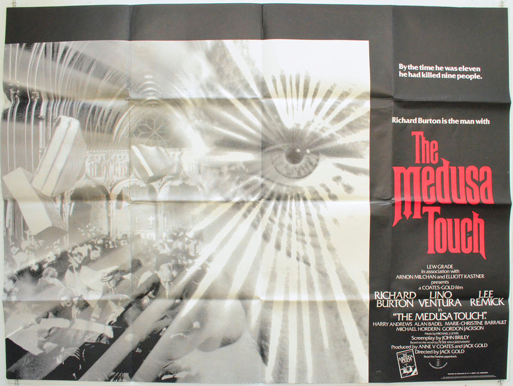 The Medusa Touch Original British Quad Poster - Film Poster - Movie Poster