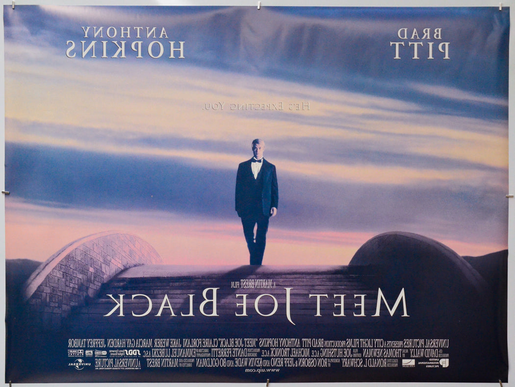 Meet Joe Black (Back) Cinema Quad Movie Poster