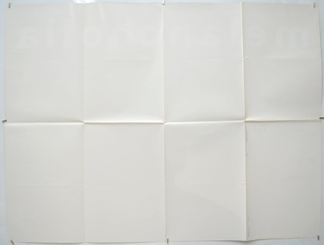 MELANCHOLIA (Back) Cinema Quad Movie Poster