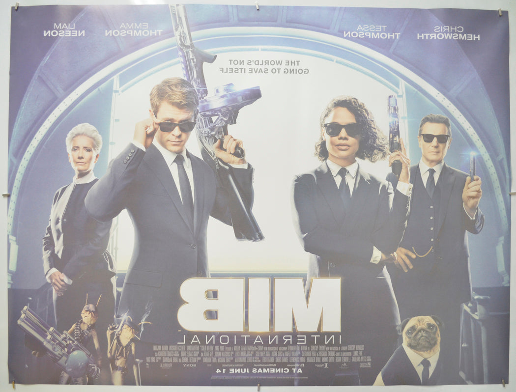 Men In Black International (Back) Cinema Quad Movie Poster