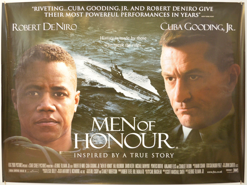 Men Of Honour Original Quad Poster - Film Poster - Movie Poster