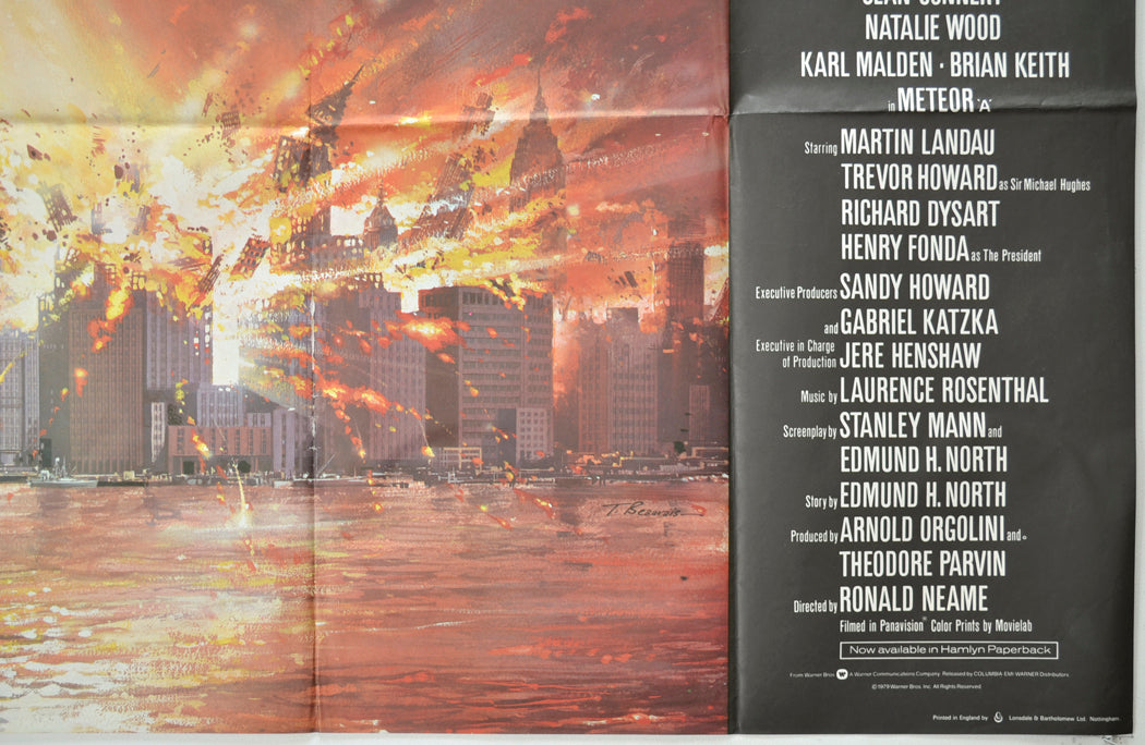 METEOR (Bottom Right) Cinema Quad Movie Poster