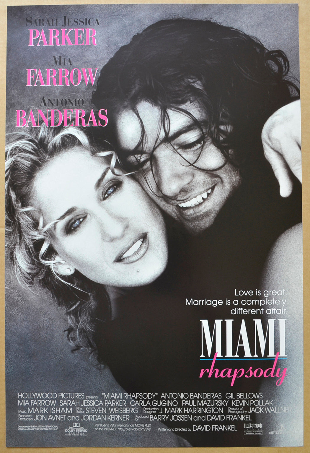 Miami Rhapsody Original Belgian Poster - Film Poster - Movie Poster