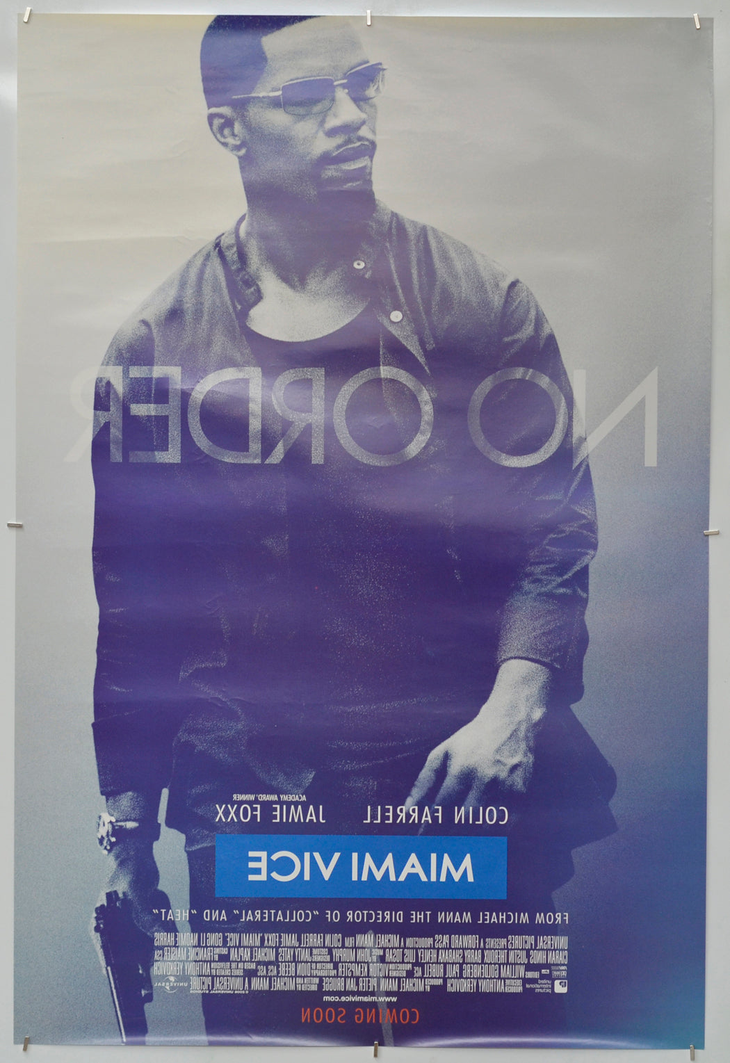 Miami Vice (Back) Cinema One Sheet Movie Poster