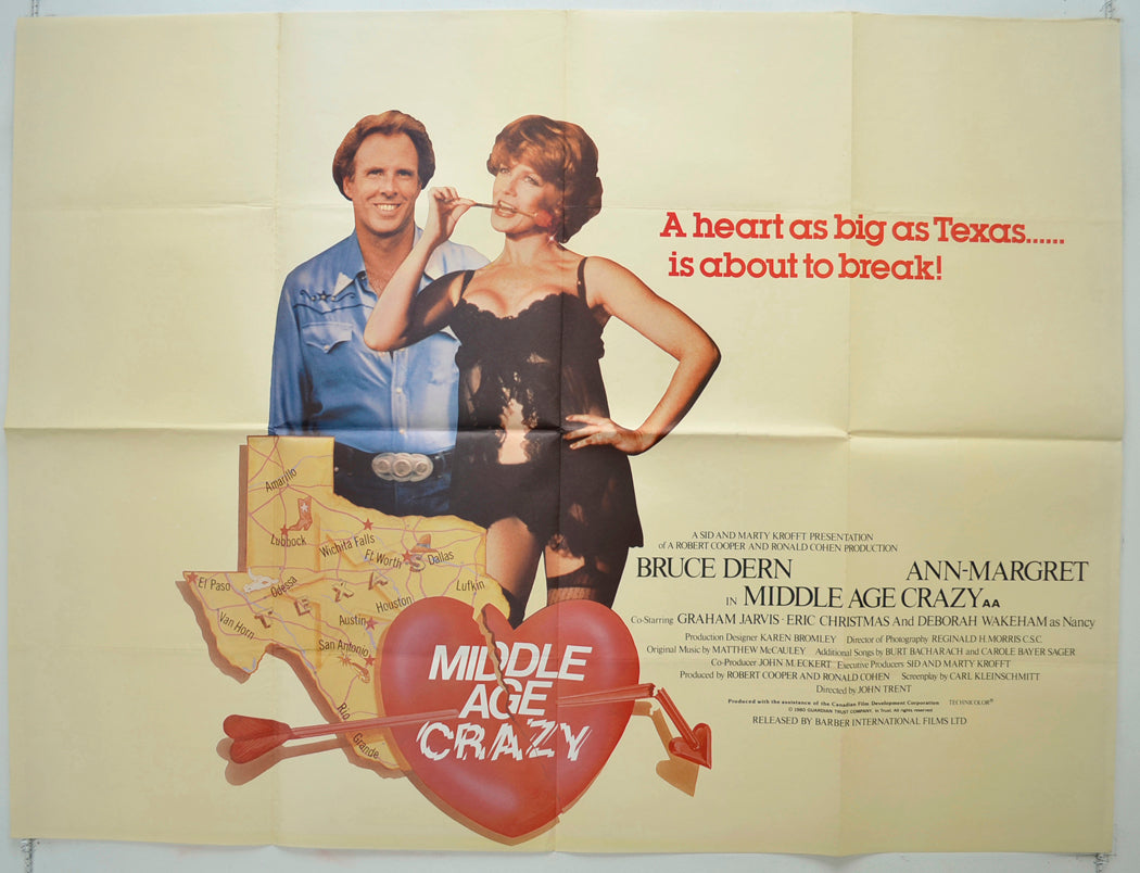 Middle Aged Crazy (a.k.a. Prime 40) Original Quad Poster - Film Poster - Movie Poster