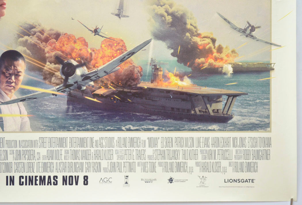 MIDWAY (Bottom Right) Cinema Quad Movie Poster