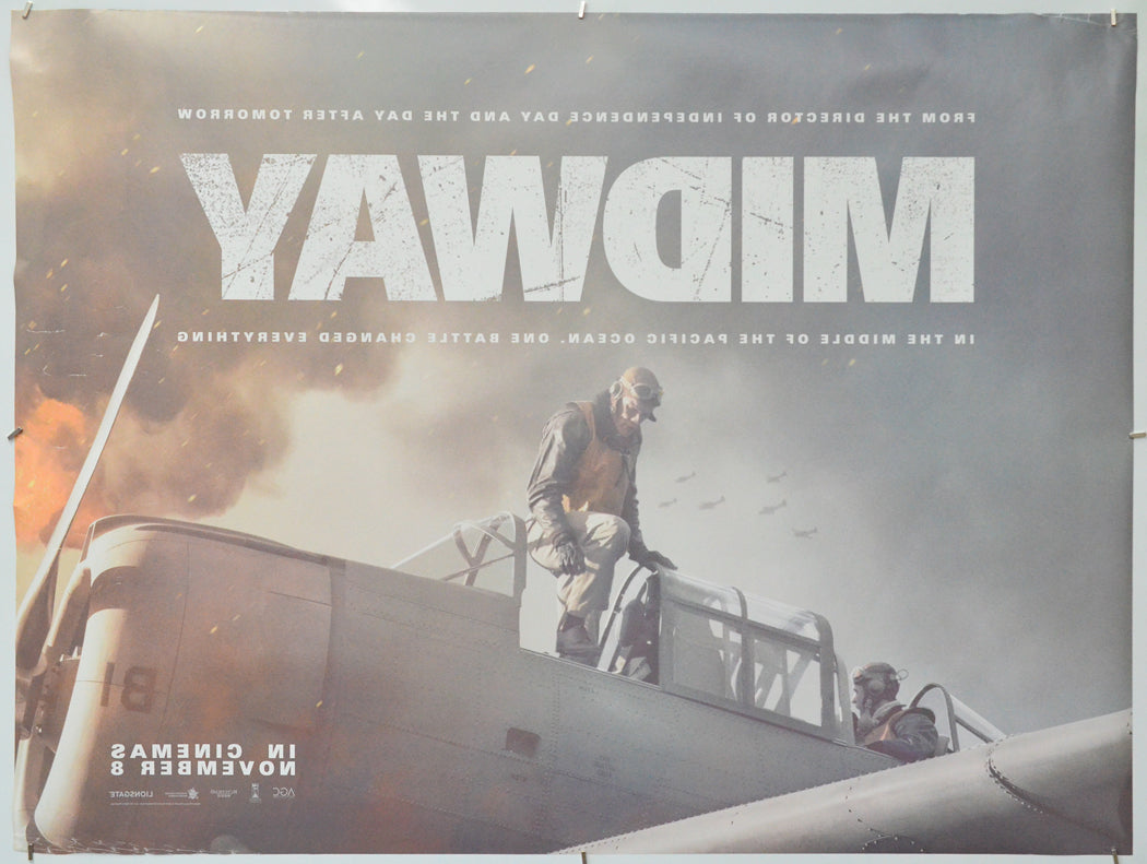 Midway (Back) Cinema Quad Movie Poster