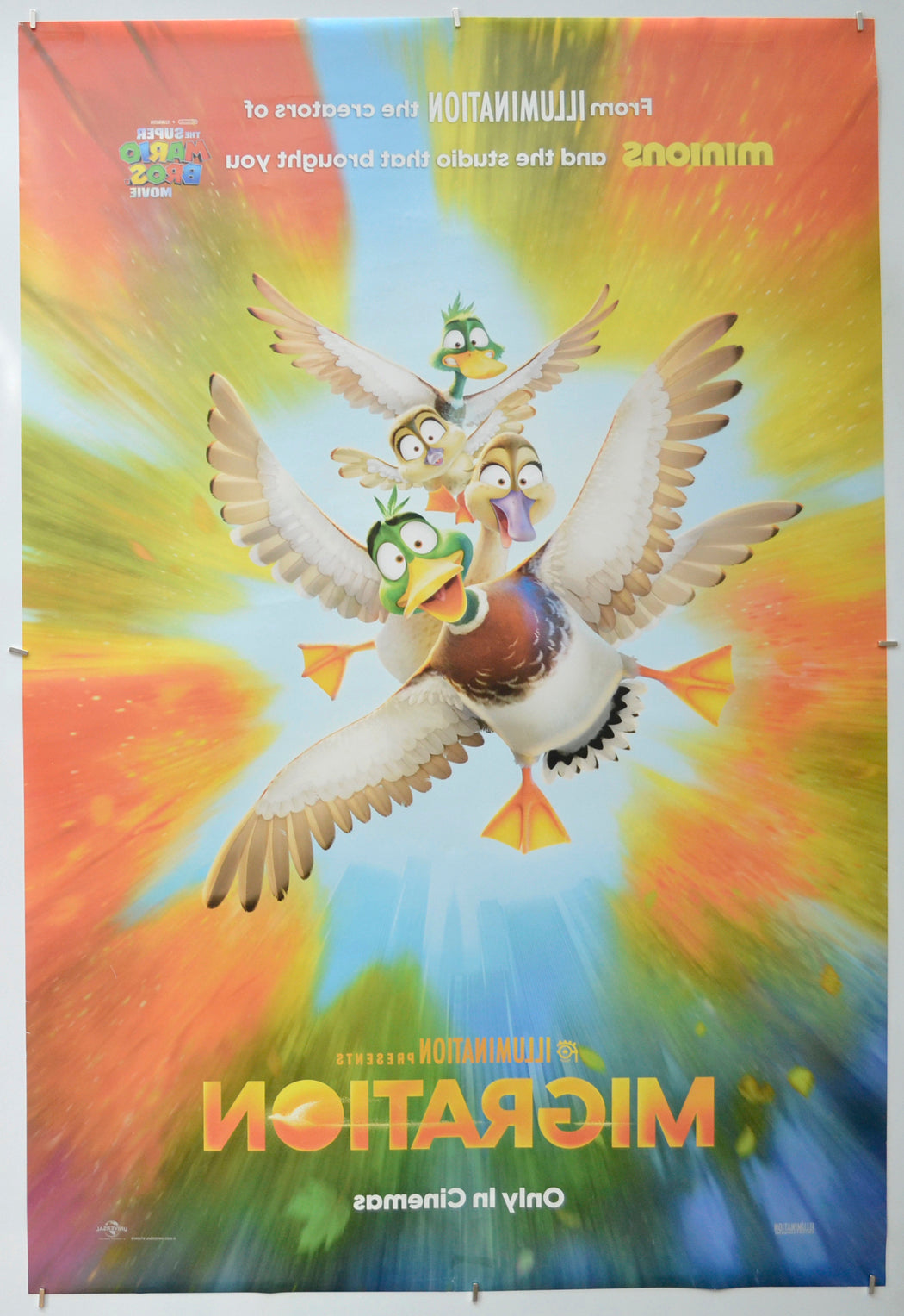 MIGRATION (Back) Cinema One Sheet Movie Poster