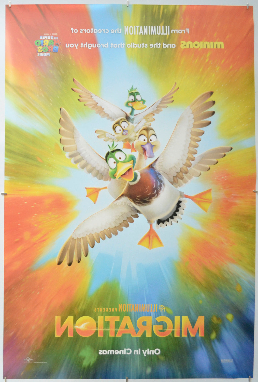 Migration (Back) Cinema One Sheet Movie Poster