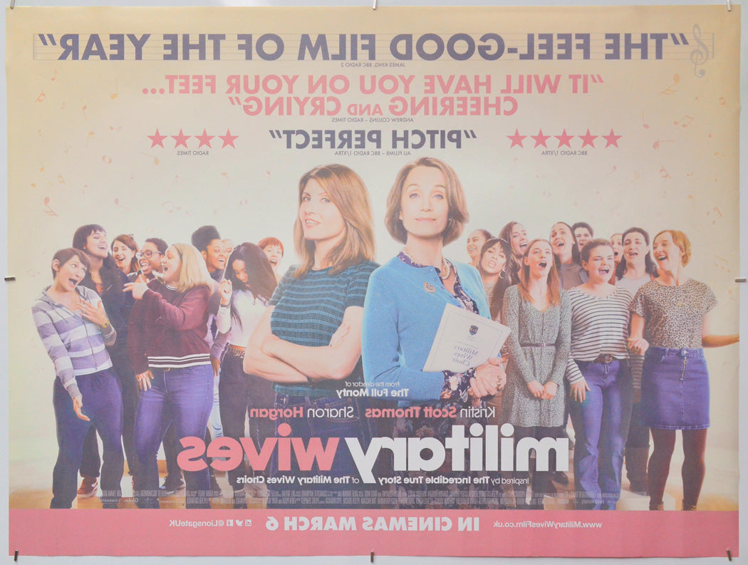 Military Wives (Back) Cinema Quad Movie Poster