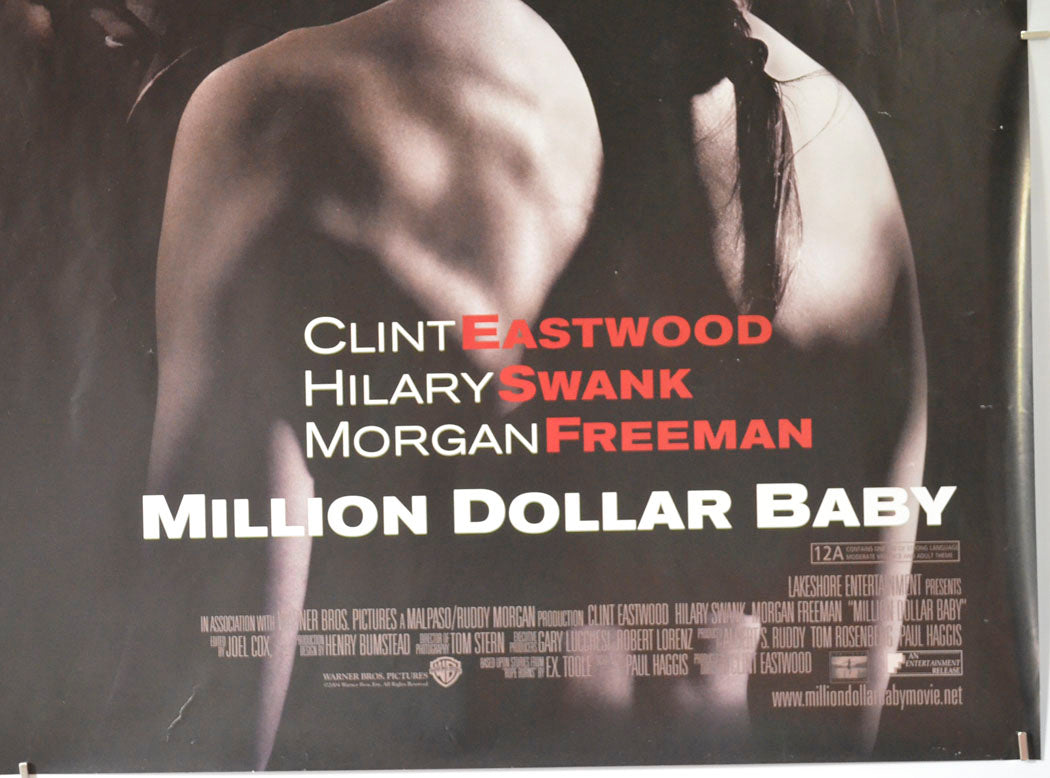 MILLION DOLLAR BABY (Bottom Right) Cinema Quad Movie Poster