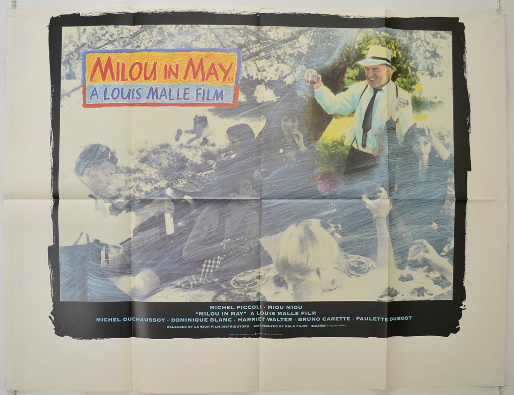 Milou In May (a.k.a. Milou En Mai) Original Quad Poster - Film Poster - Movie Poster